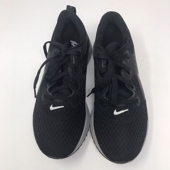 Nike Legend React Womens Size 7 Running Shoes Black Metallic Gold AA1626 004 - Picture 8 of 15